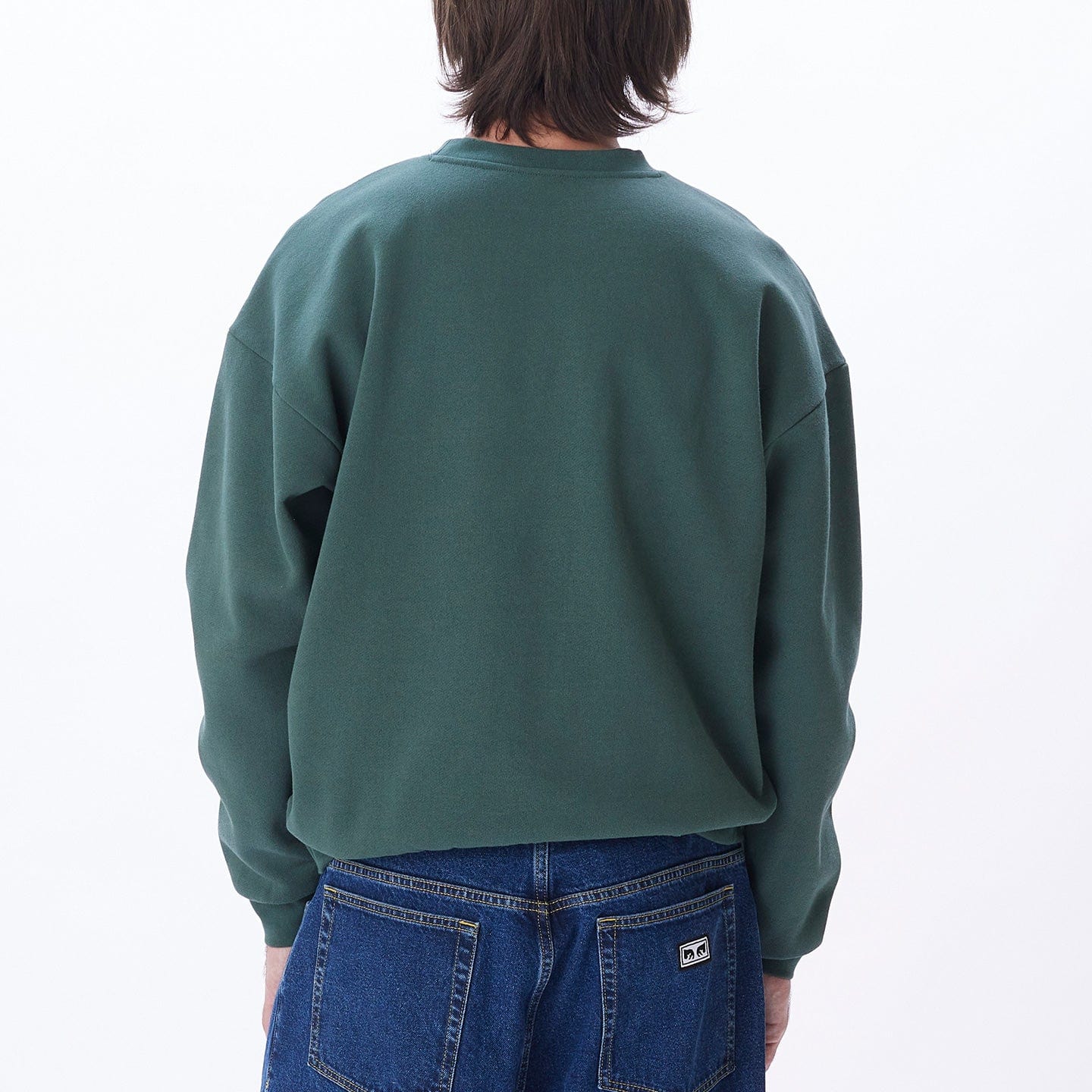 obey felpe ICON EXTRA HEAVY CREW II FLEECE