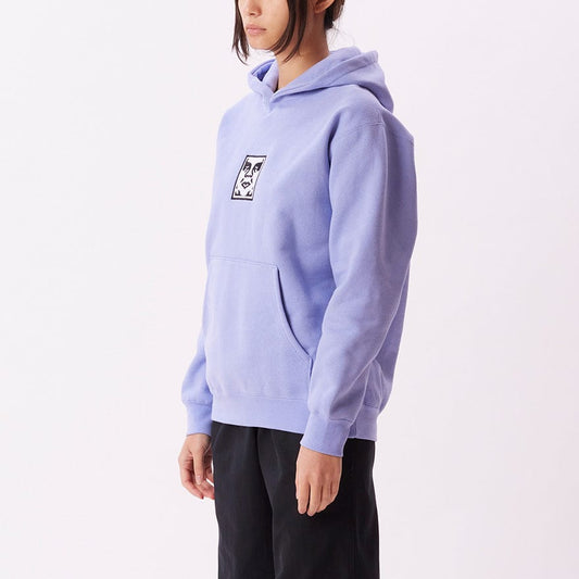 obey ICON EXTRA HEAVY HOOD FLEECE - DIGITAL VIOLET foto 4