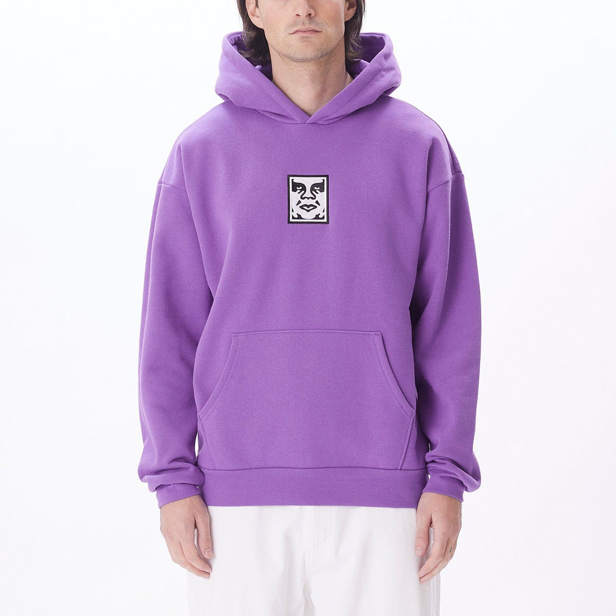 obey felpe ICON EXTRA HEAVY HOOD II FLEECE