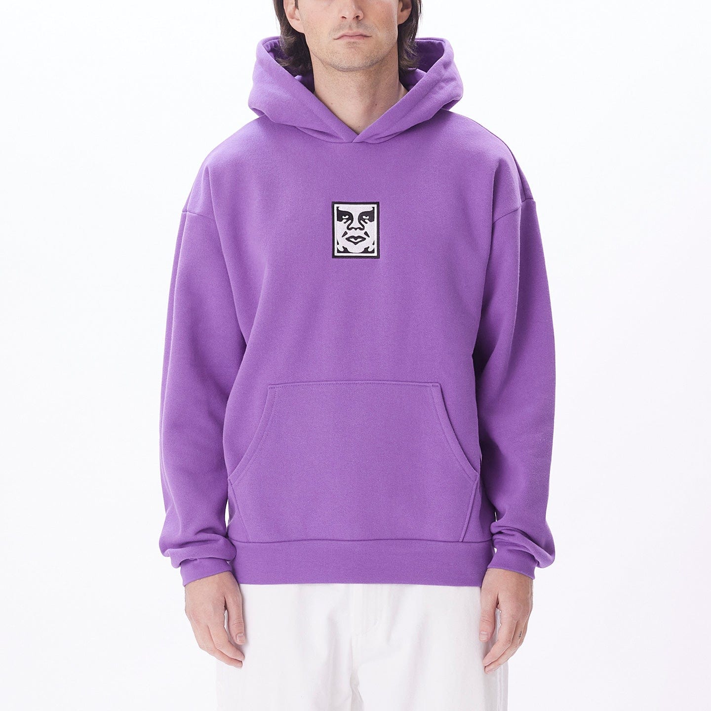 obey felpe ICON EXTRA HEAVY HOOD II FLEECE