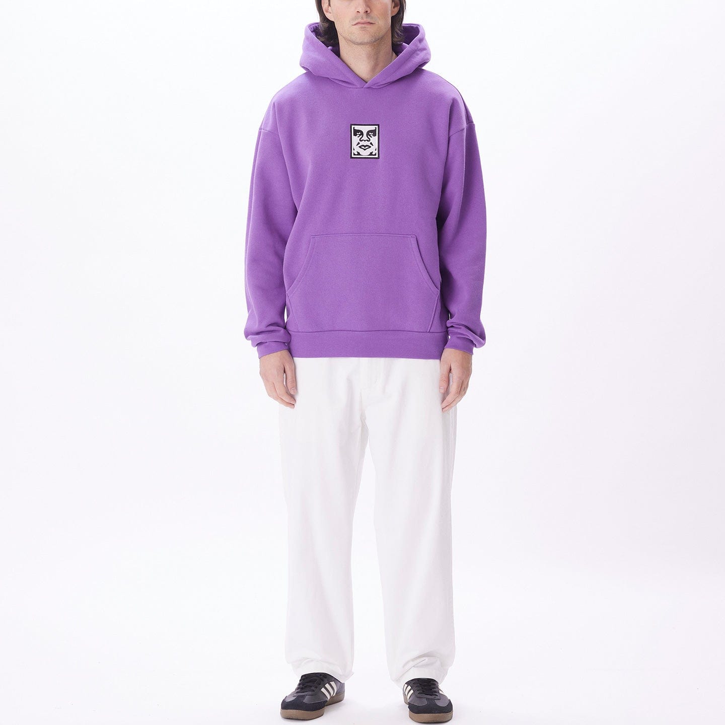 obey felpe ICON EXTRA HEAVY HOOD II FLEECE