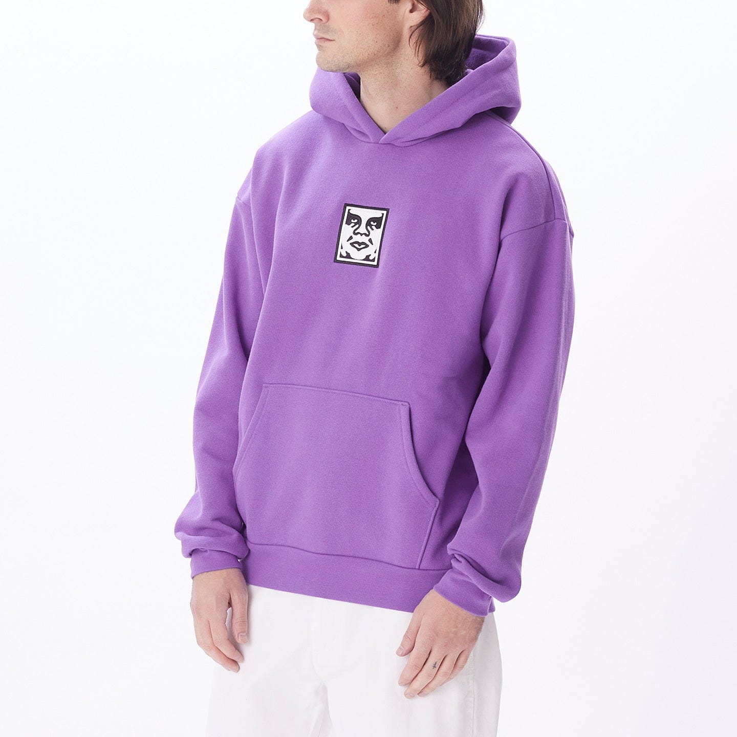 obey felpe ICON EXTRA HEAVY HOOD II FLEECE