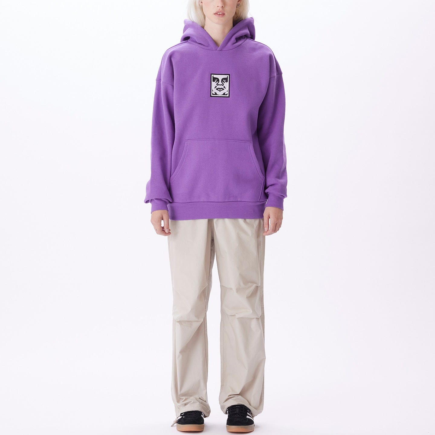 obey felpe ICON EXTRA HEAVY HOOD II FLEECE