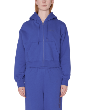 League Cropped Zip Hood Fleece