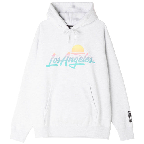 felpe obey LOS ANGELES PREMIUM HOOD 380 GSM - ASH GREY