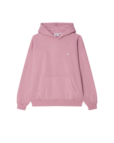felpe obey LOWERCASE PIGMENT HOOD FLEECE