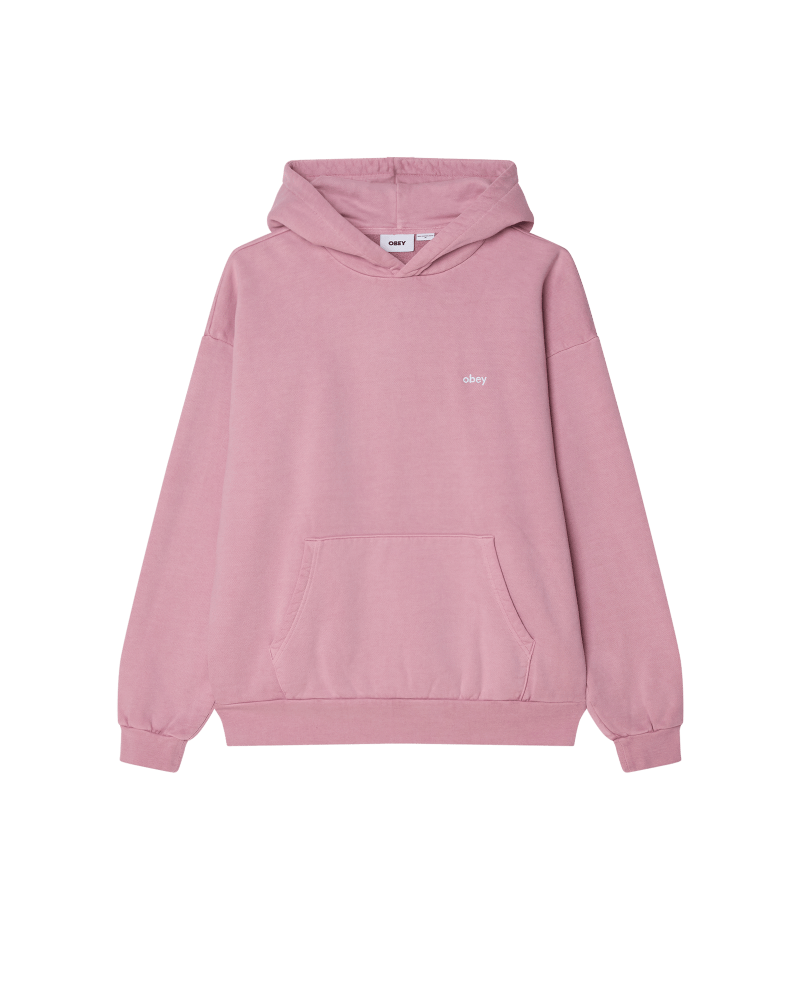 obey felpe Lowercase Pigment Hood Fleece