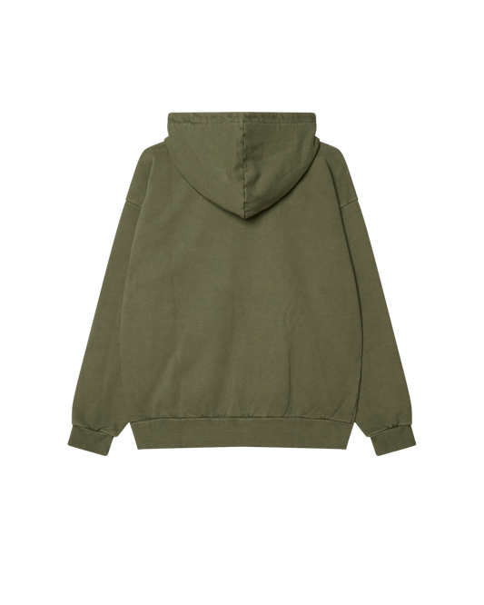 obey Lowercase Pigment Zip Hood Fleece foto 3