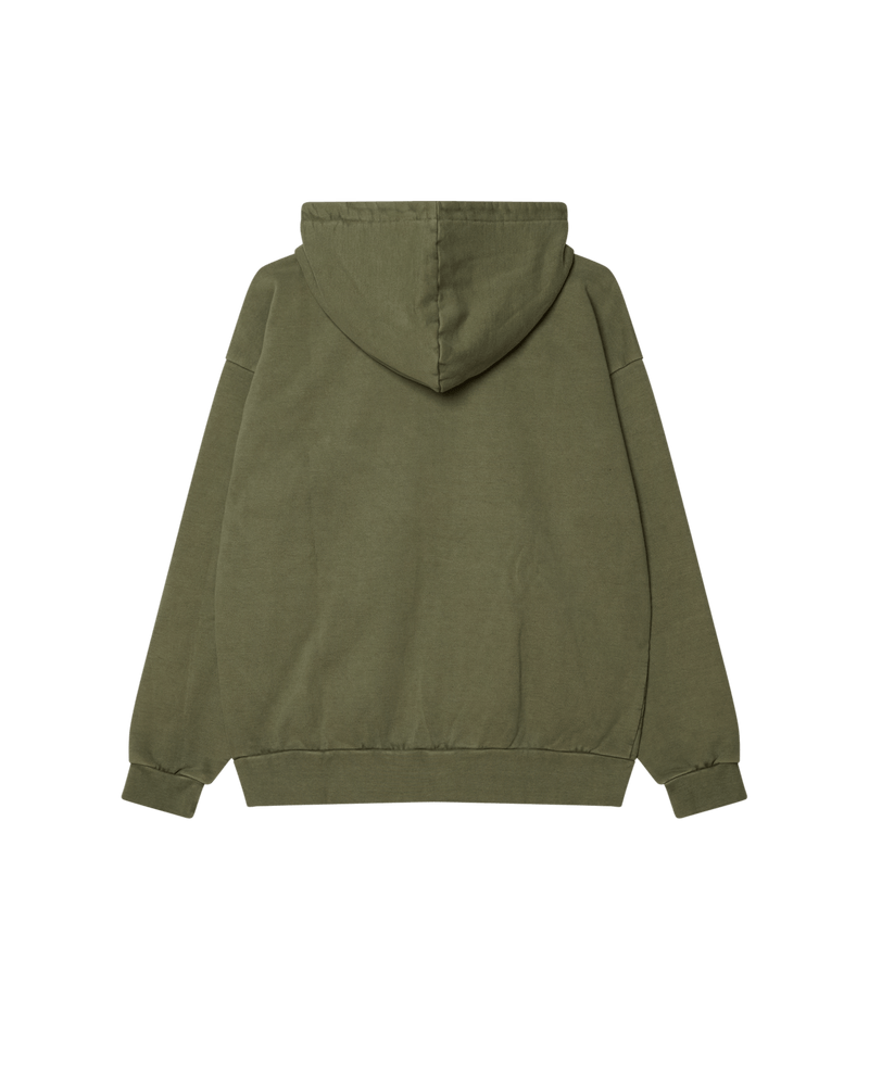 obey felpe Lowercase Pigment Zip Hood Fleece
