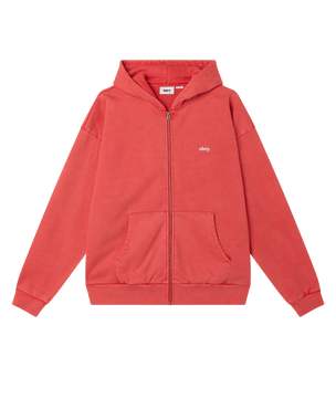 Lowercase Pigment Zip Hood Fleece