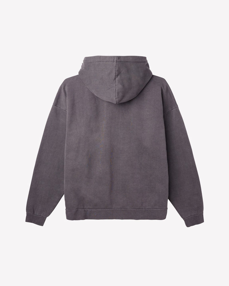 obey felpe Lowercase Pigment Zip Hood Fleece