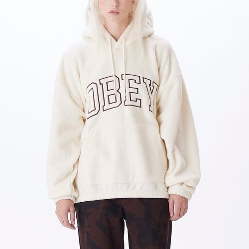 felpe obey OBEY COLLEGIATE HOOD FLEECE