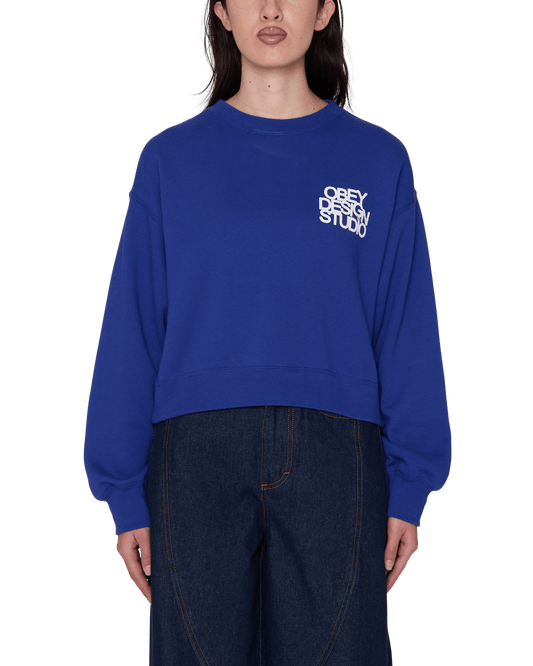 obey Obey Design Studio Cropped Crew Fleece foto 2
