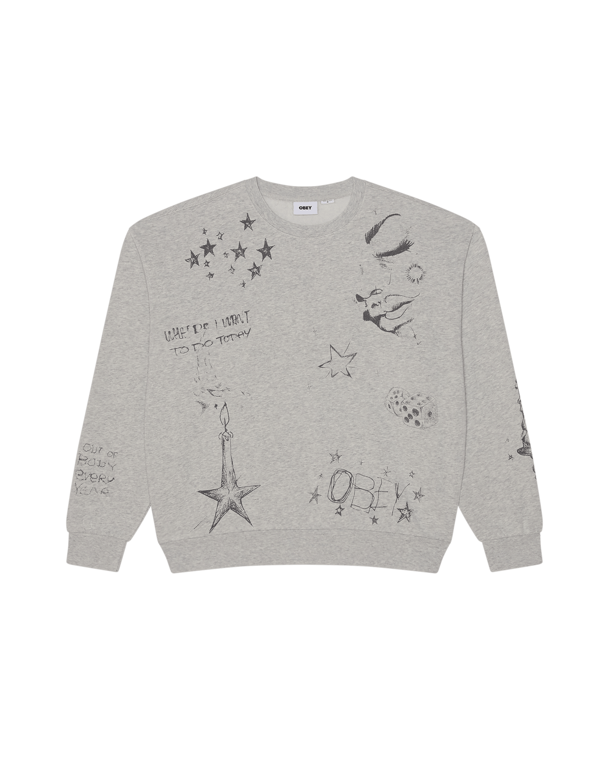 obey felpe Obey Dreams Crew Fleece