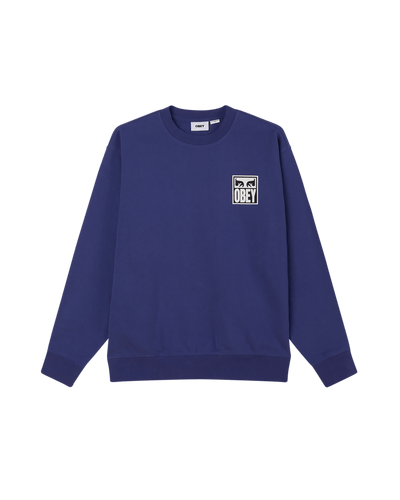 felpe obey OBEY EYES ICON 2 CREW FLEECE