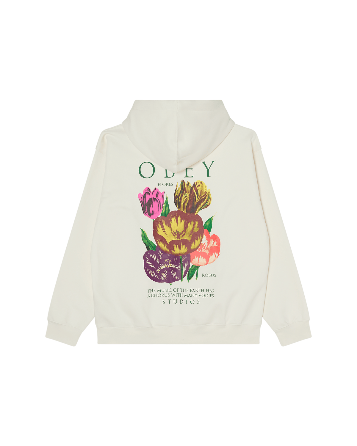 obey felpe Obey Flores Robus Hood Fleece