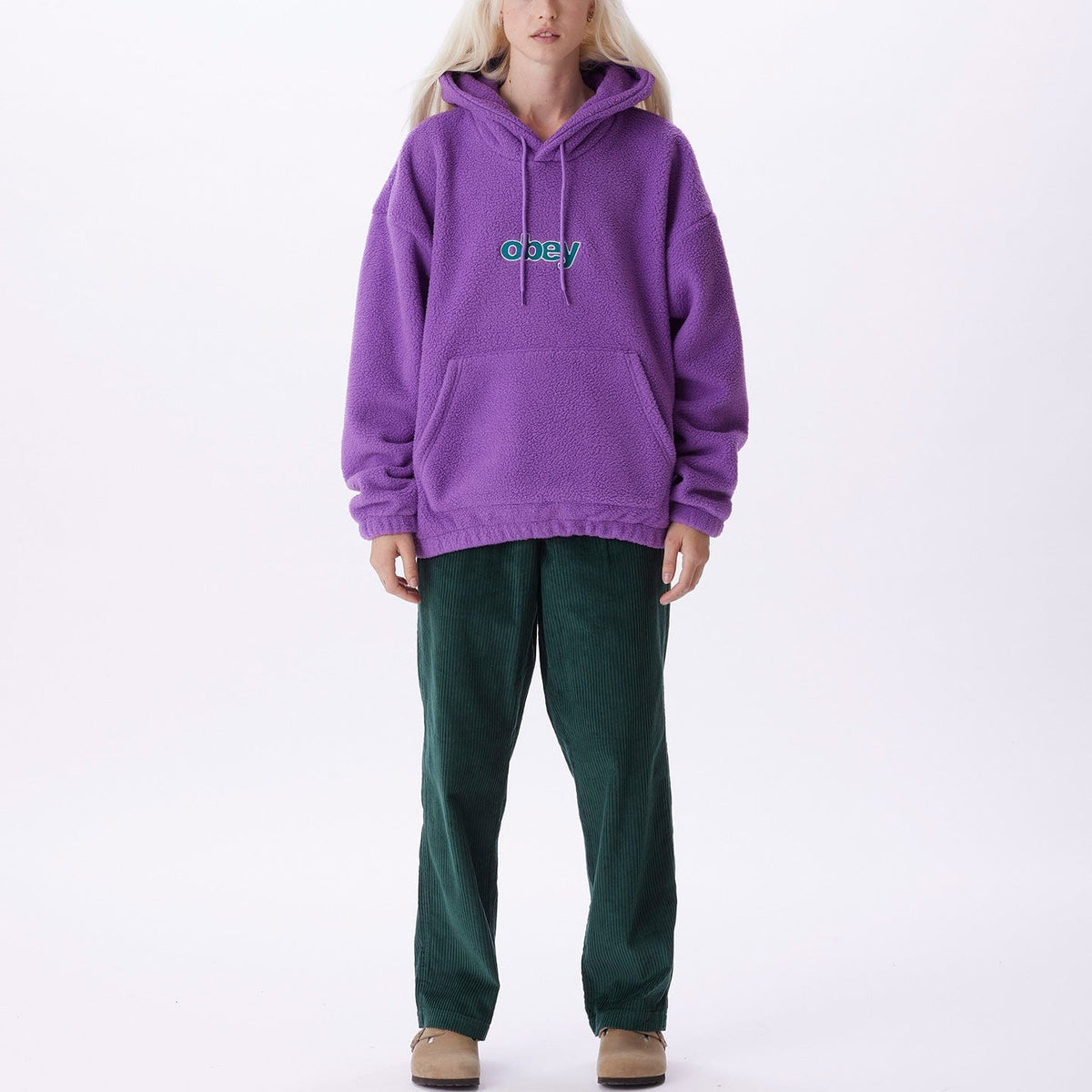 obey felpe OBEY HARPER HOOD FLEECE