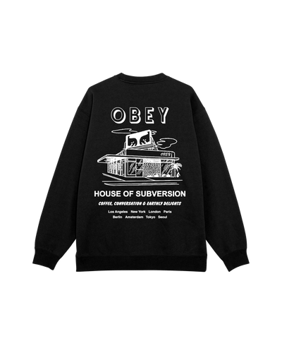 felpe obey OBEY HOUSE OF SUBVERSION FLEECE