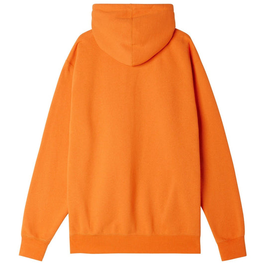 obey OBEY LOWERCASE HOOD SPECIALTY FLEECE - ORANGE OXIDE foto 6