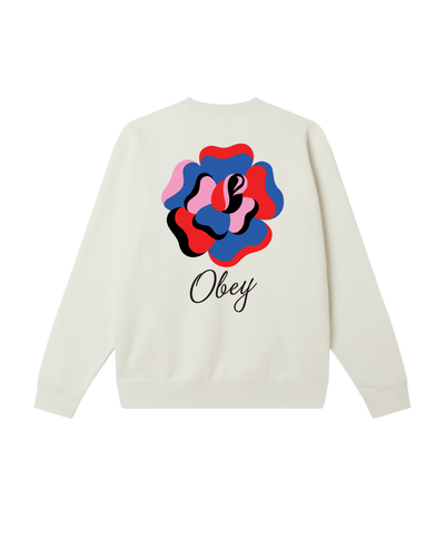 felpe obey OBEY PAPER ROSE FLEECE