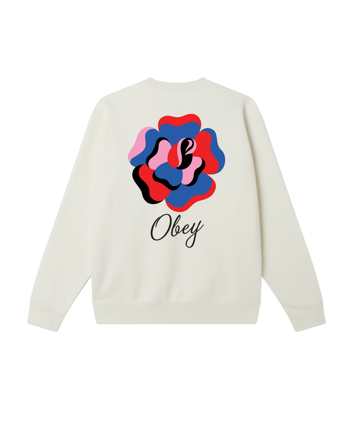 obey felpe Obey Paper Rose Fleece