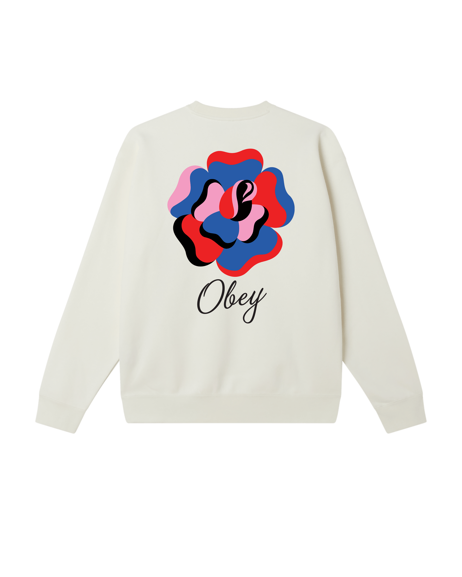 obey felpe Obey Paper Rose Fleece