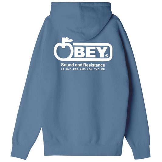 obey Obey Sound Resistance Box Fit Premium Hooded Fle foto 1