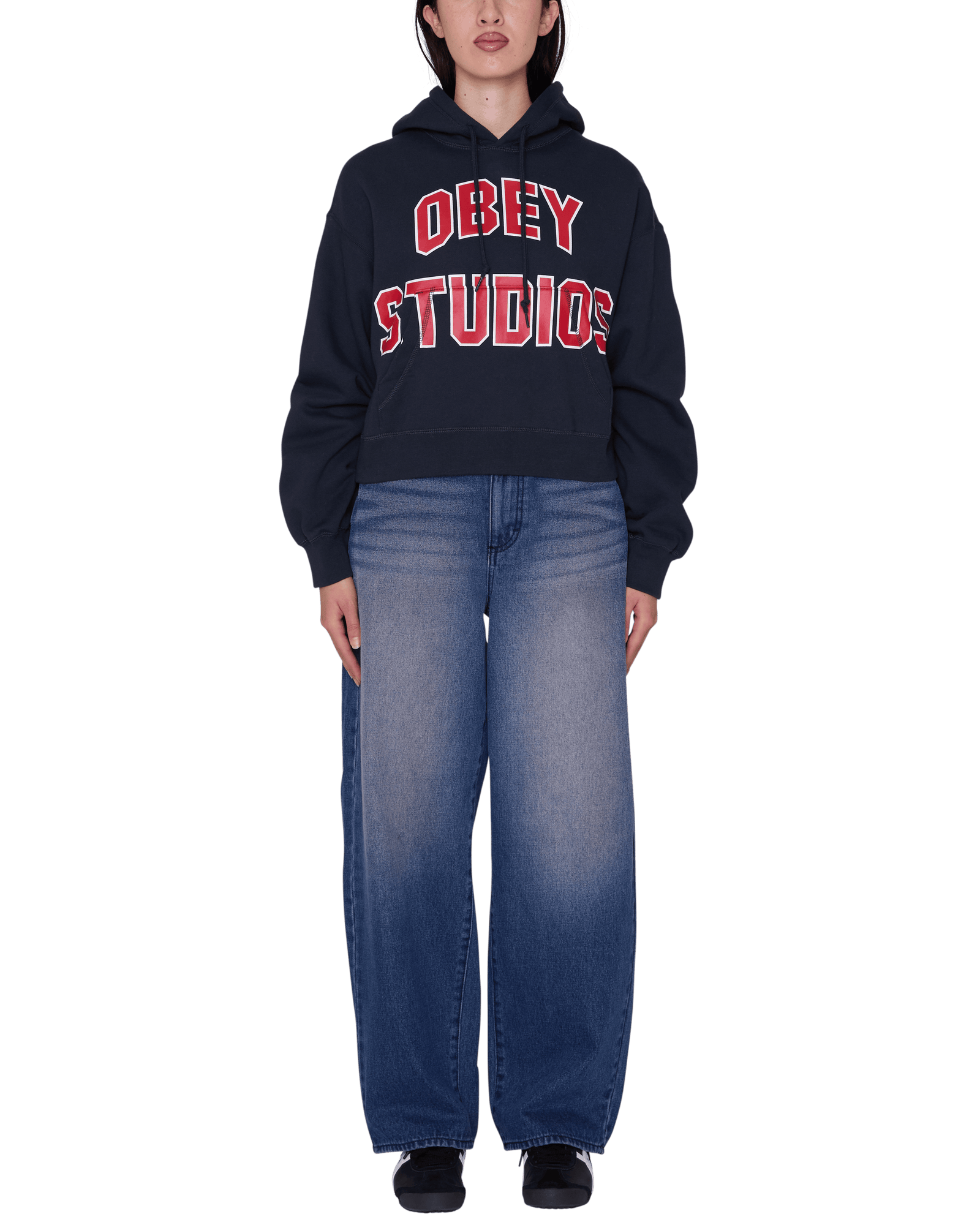 obey felpe Obey Studios Collegiate Hood Fleece