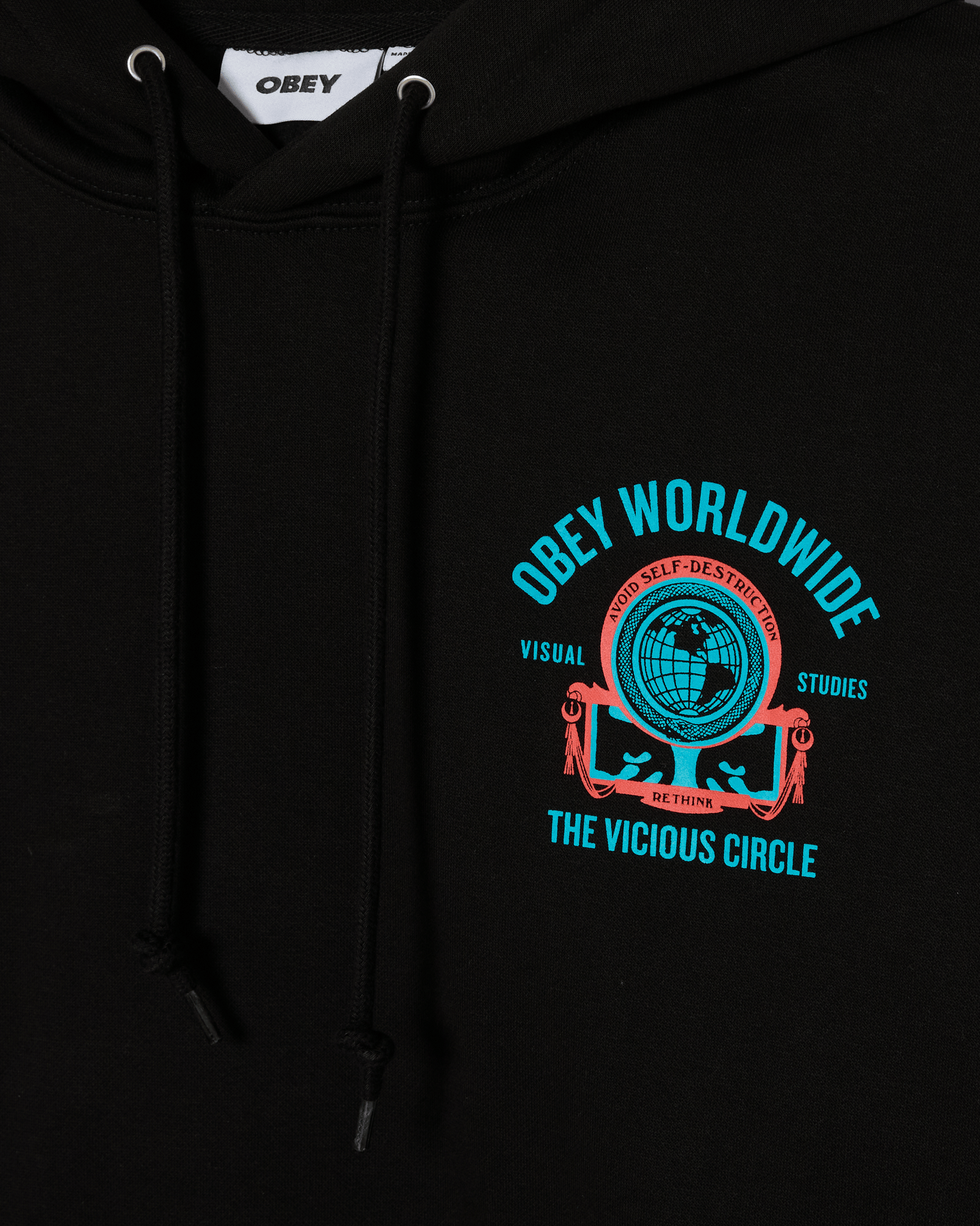 obey felpe Obey Vicious Circle Hood Fleece