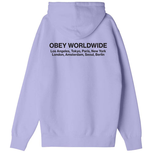 felpe obey OBEY WORLDWIDE CITIES PREMIUM HOODED FLEECE