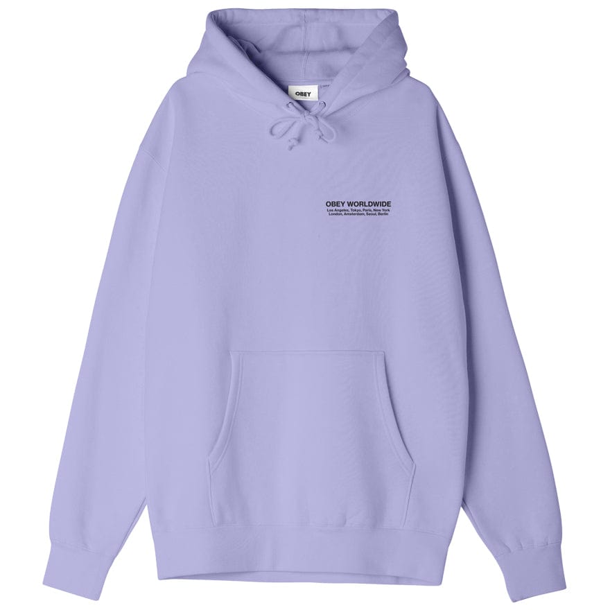 obey felpe OBEY WORLDWIDE CITIES PREMIUM HOODED FLEECE