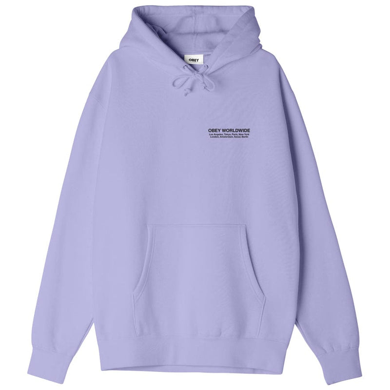 obey felpe OBEY WORLDWIDE CITIES PREMIUM HOODED FLEECE