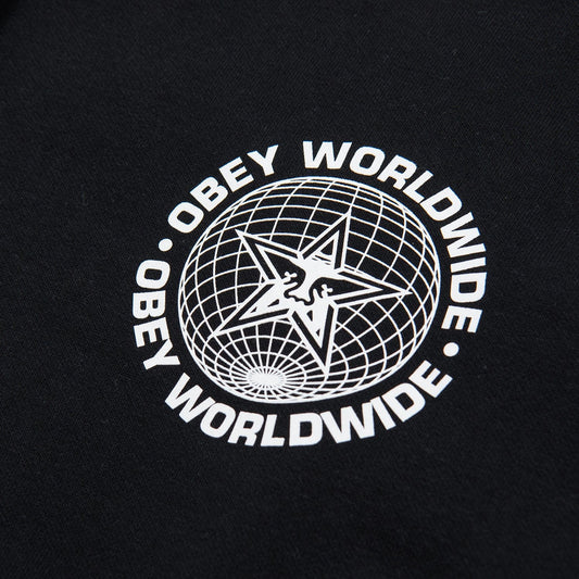obey OBEY WORLDWIDE GLOBE PREMIUM HOODED FLEECE foto 3