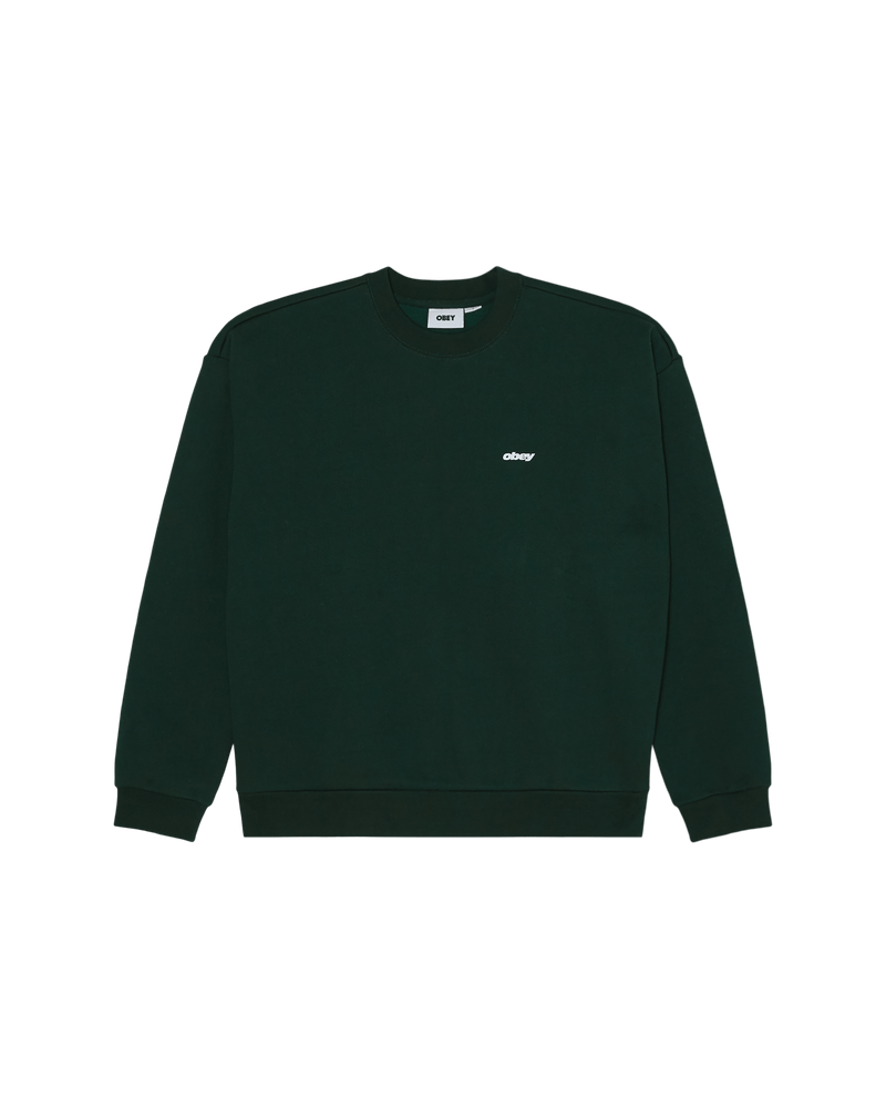 obey felpe Shields Extra Heavy Crew Fleece