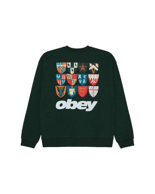 obey Shields Extra Heavy Crew Fleece foto 1