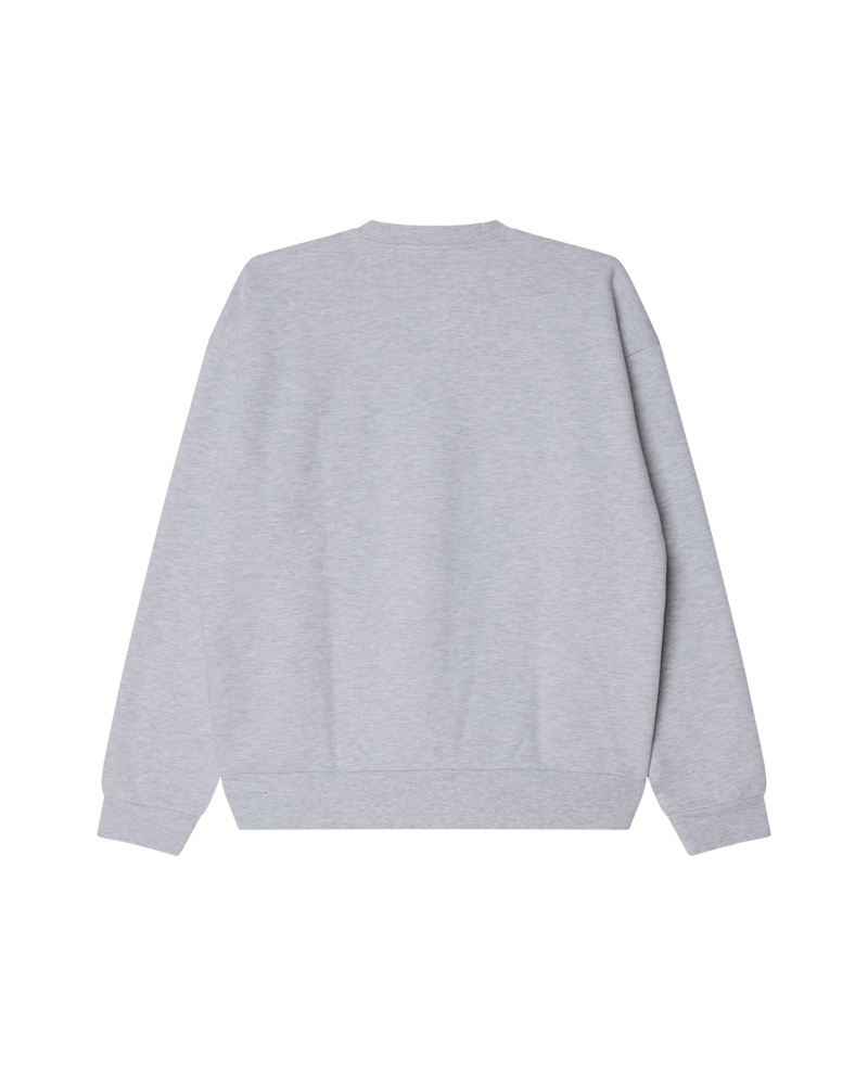 obey felpe Studios Stamp Extra Heavy Crew Fleece