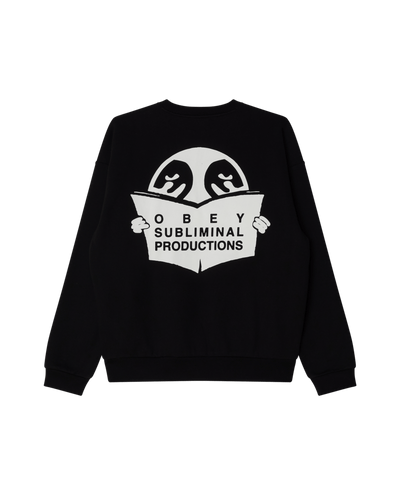 felpe obey WELDON EXTRA HEAVY CREW FLEECE
