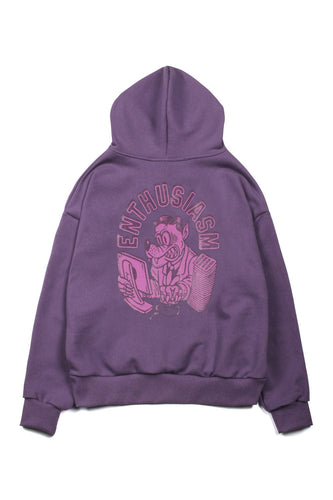 felpe tee library WHO I AM ENTHUSIASM HOODIE