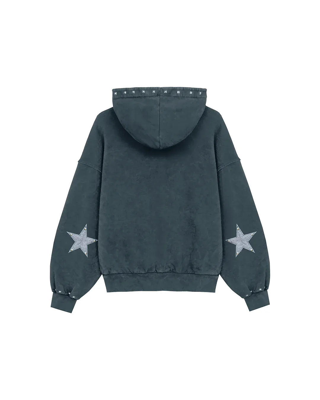 two jeys felpe Studded Zipper