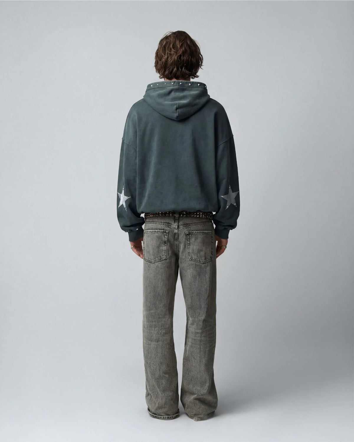 two jeys felpe Studded Zipper