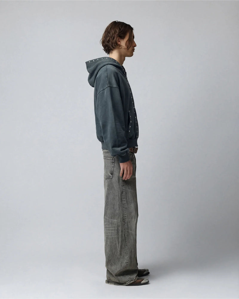 two jeys felpe Studded Zipper