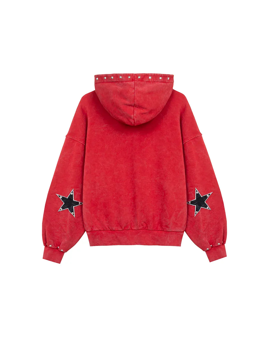 two jeys felpe Studded Zipper