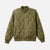 giacche brixton DILLINGER QUILTED BOMBER JKT - MILITARY OLIVE