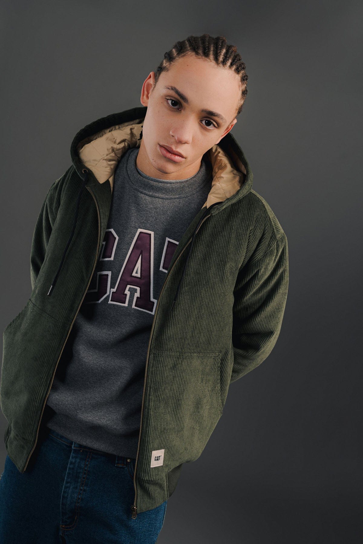 cat wwr giacche Cord Active Jacket