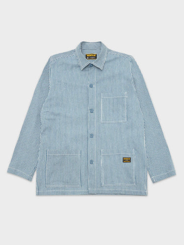 giacche cat wwr DENIM STRIPES OVERSHIRT
