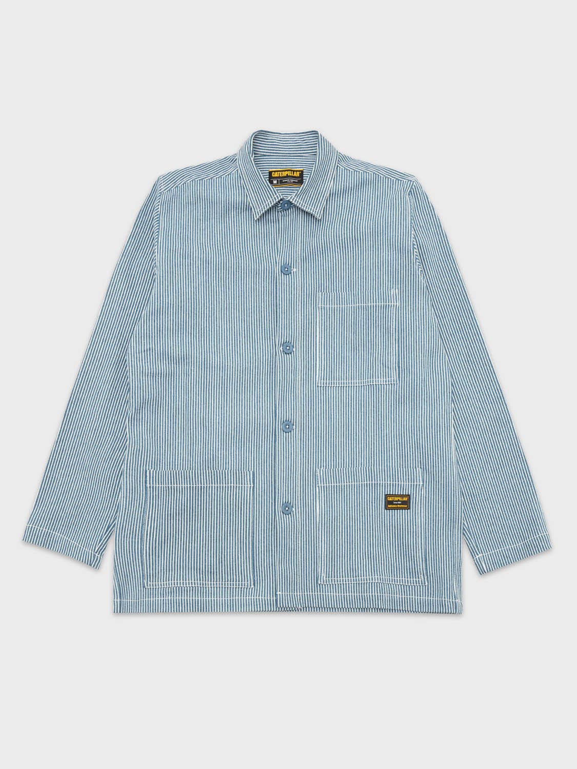 cat wwr giacche Denim Stripes Overshirt