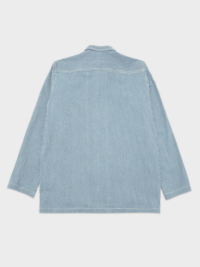 cat wwr giacche Denim Stripes Overshirt