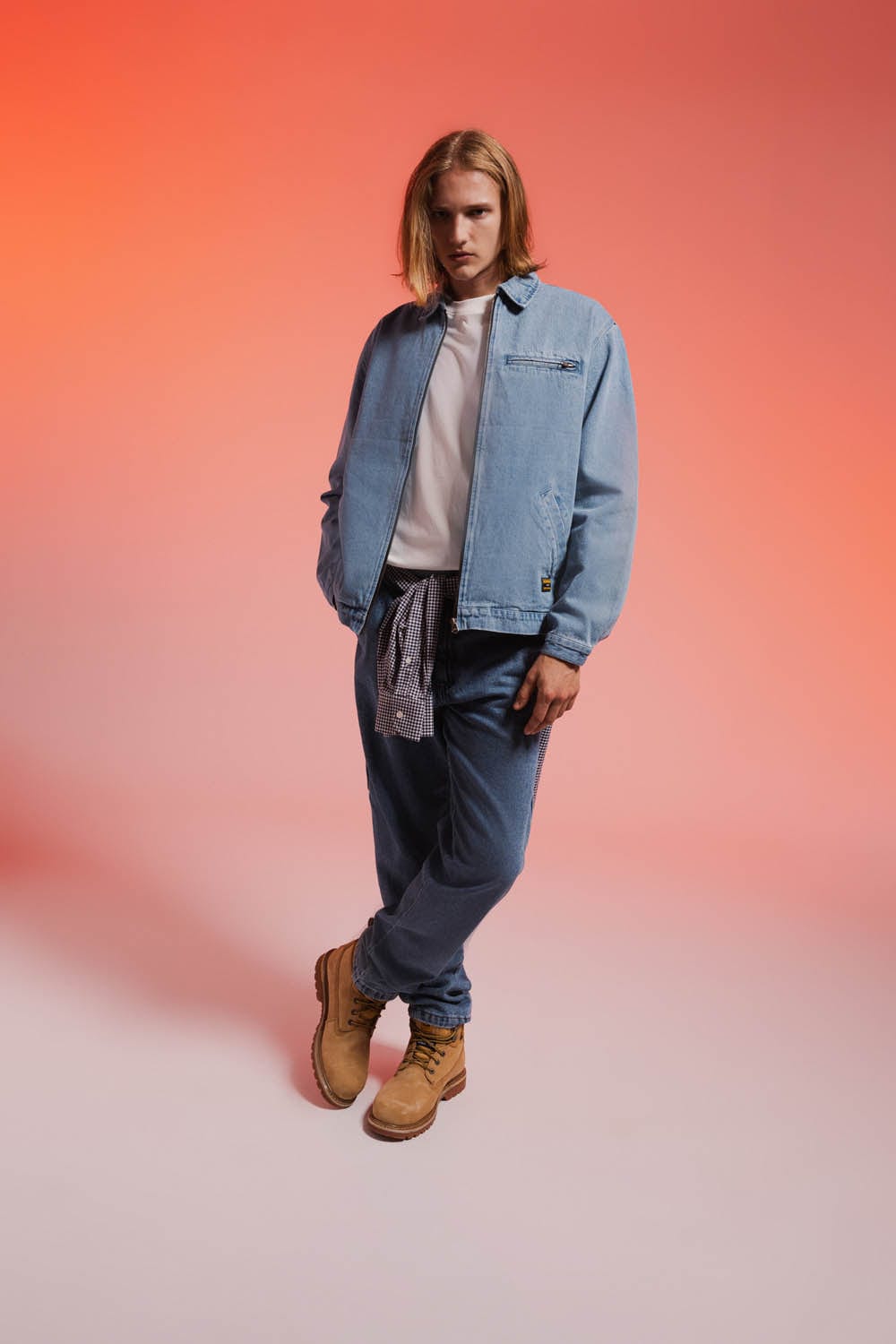 cat wwr giacche Light Peoria Denim Jacket