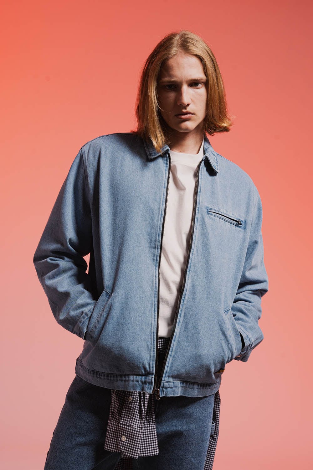 cat wwr giacche Light Peoria Denim Jacket