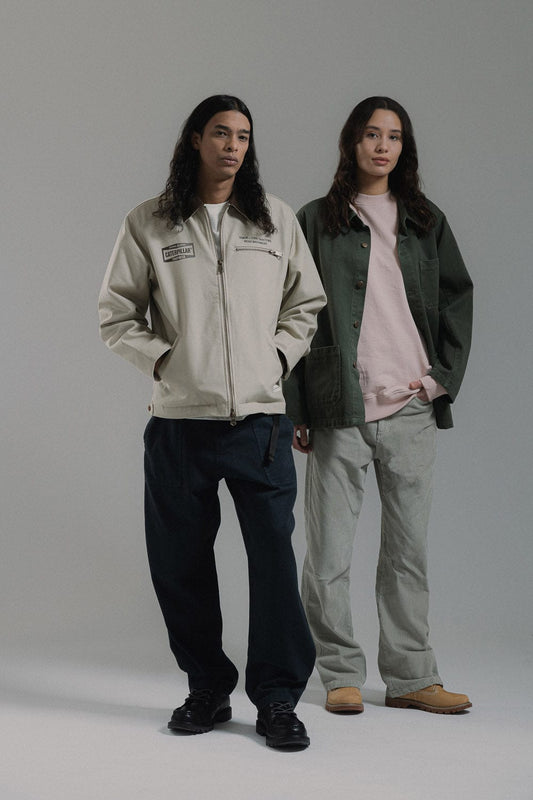 cat wwr Printed Twill Overshirt foto 7